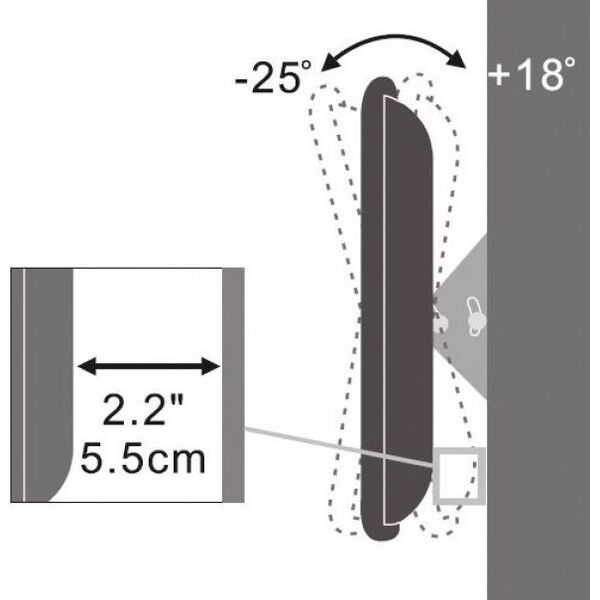 Techly Uchwyt ścienny 13'' - 31''