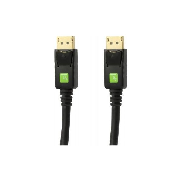 Kabel Techly DisplayPort - DisplayPort 0.5m czarny (ICOC-DSP-A-005)