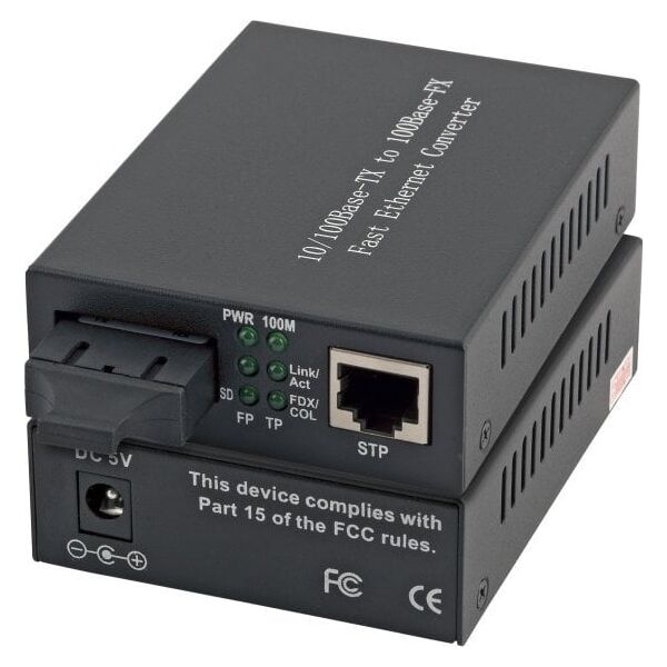 Konwerter światłowodowy EFB EFB Media Konverter Gigabit MM/SM 10/100/1000T-1000BaseLX-SC