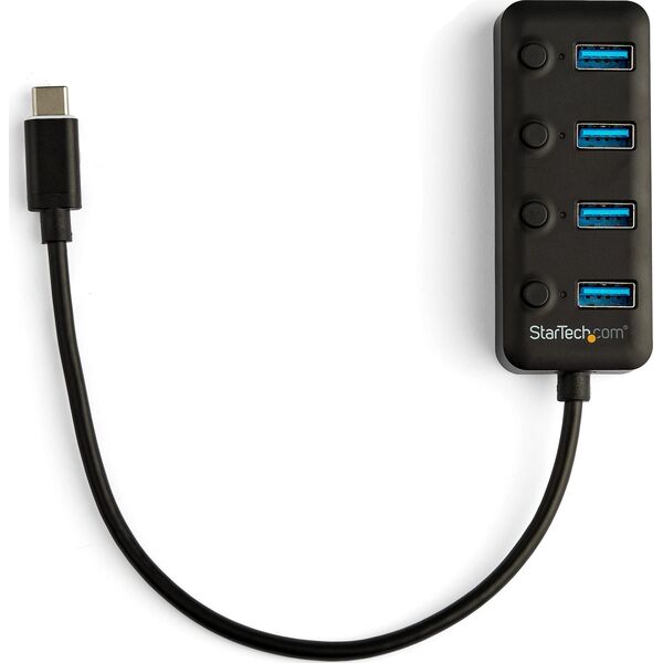 HUB USB StarTech 4x USB-A 3.2 Gen1 (HB30C4AIB)
