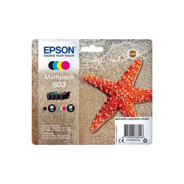 Tusz Epson Tusz 603 CMYK (C13T03U64020)
