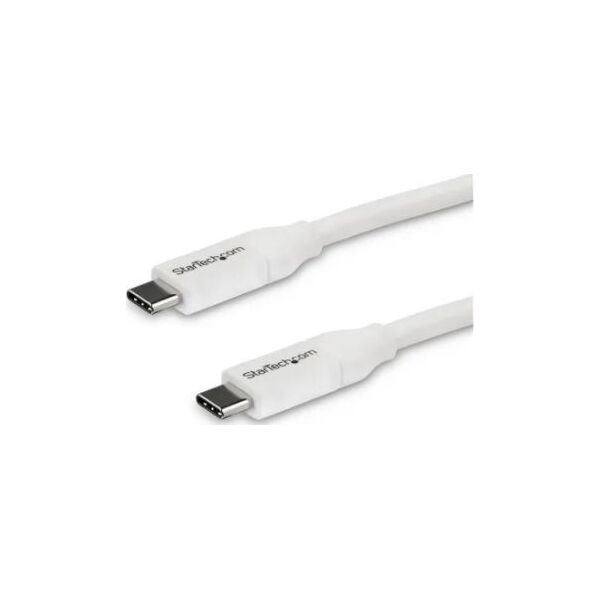 Kabel USB StarTech USB-C - USB-C 4 m Biały (USB2C5C4MW)