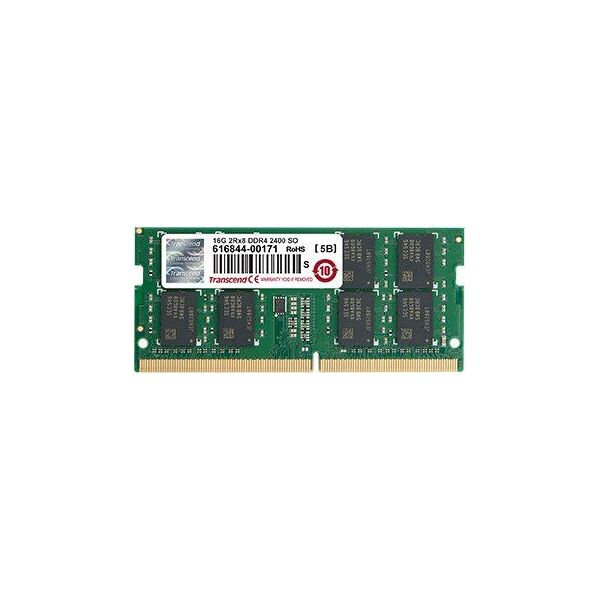 Pamięć do laptopa Transcend SODIMM, DDR4, 16 GB, 2400 MHz, CL17 (TS2GSH64V4B)
