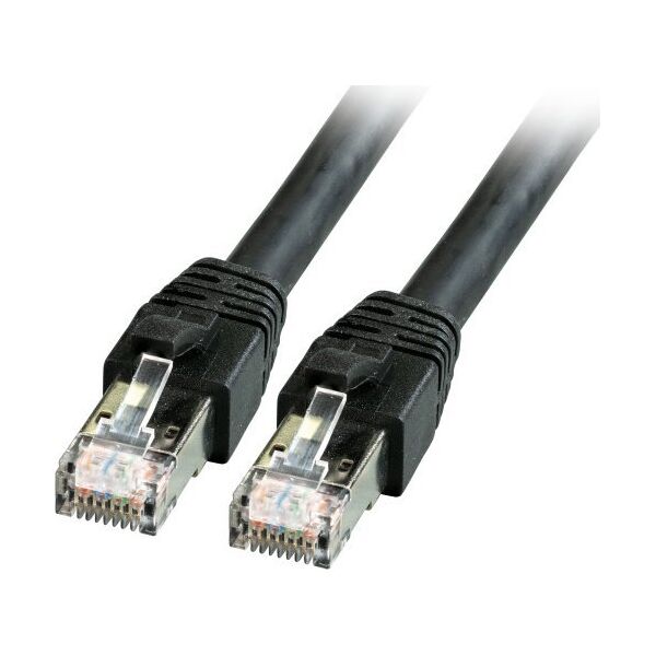 EFB EFB RJ45 Patchkabel S/FTP, Cat.8.1,BC, LSZH, 3m, schwarz