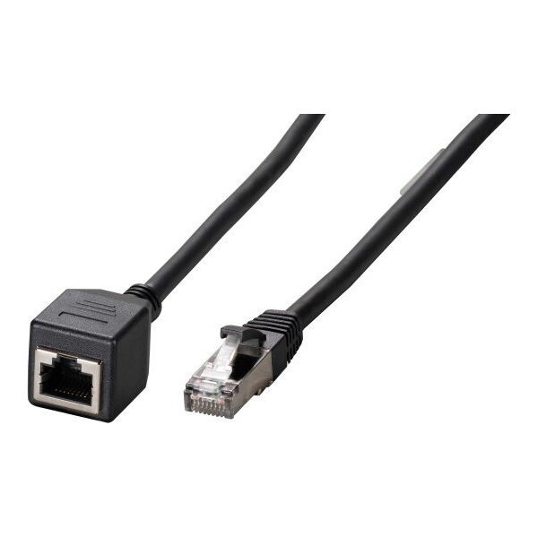 EFB EFB RJ45 Patchkabelverl. S/FTP, Cat.6A, AWG26, LSZH, 10m, sw