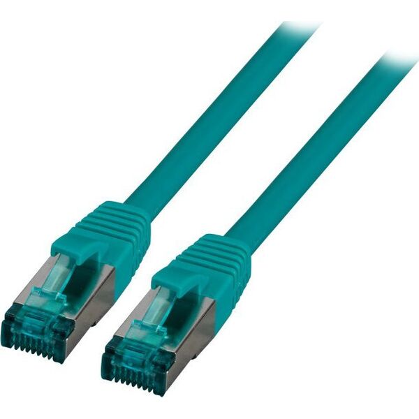 EFB EFB RJ45 Patchkabel S/FTP, Cat.6A, LSZH, 0,25m, grün