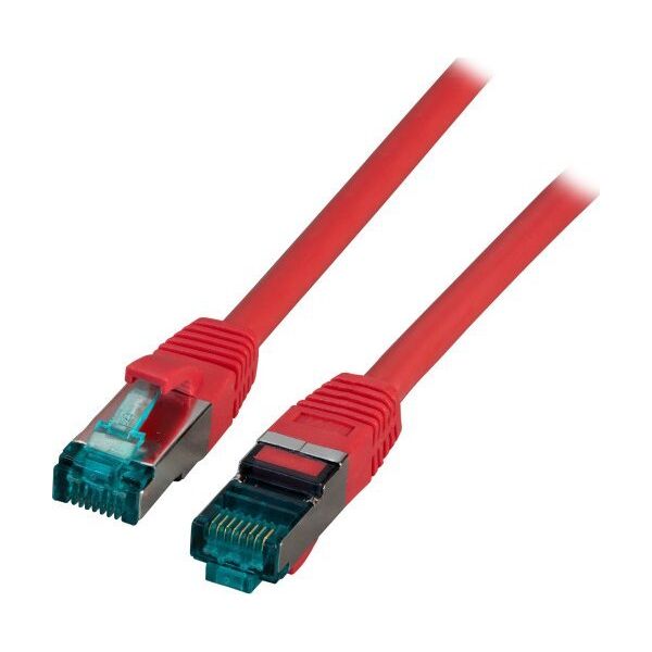 EFB EFB RJ45 Patchkabel S/FTP, Cat.6A, LSZH, 2m, rot