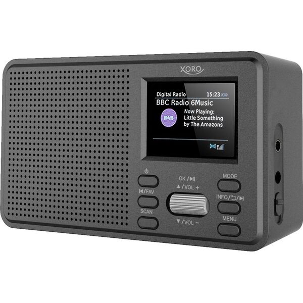 Radio Xoro Xoro DAB 142, DAB+, FM, Weckfunktion, 2.4" TFT, Bluetooth