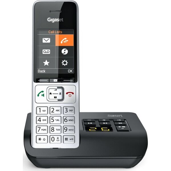 Telefon stacjonarny Gigaset Gigaset COMFORT 500A, analogue telephone (silver/black)