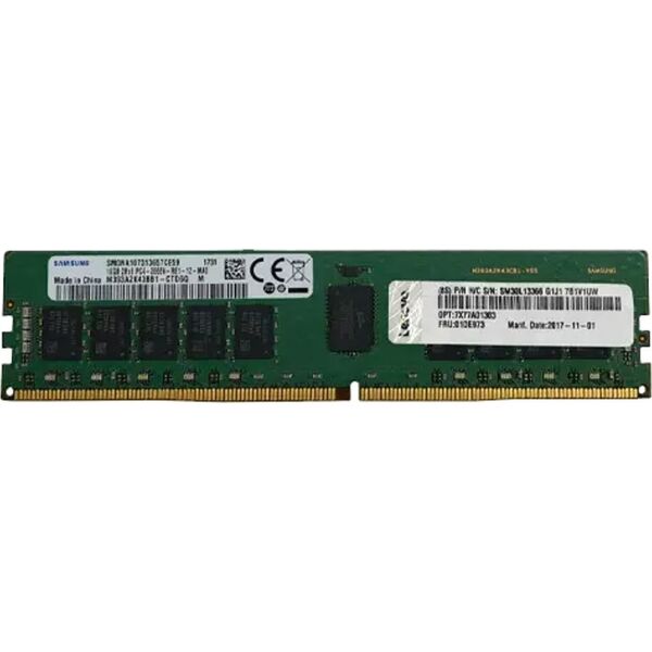 Pamięć serwerowa Lenovo Pamięć serwerowa ThinkSystem 32GB TruDDR4 3200MHz (2Rx8, 1.2V) ECC UDIMM (4X77A77496)