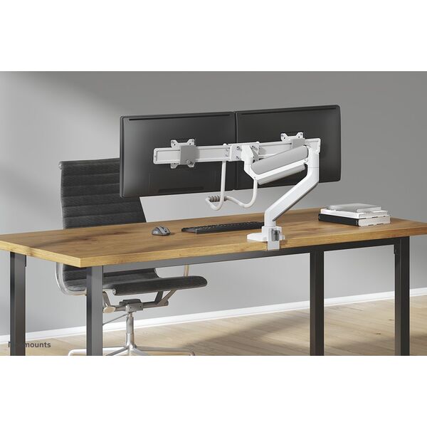 Neomounts Uchwyt biurkowy na 2 monitory 17" - 32" (DS75-450WH2)