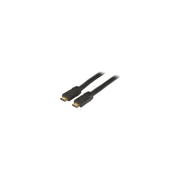 Kabel EFB EFB HDMI HighSpeed Anschlusskabel mit Ethernet 4K60Hz Stecker Typ A auf Stecker Typ A Schwarz 1m