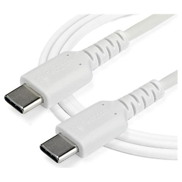 Kabel USB StarTech USB-C - USB-C 1 m Biały (RUSB2CC1MW)