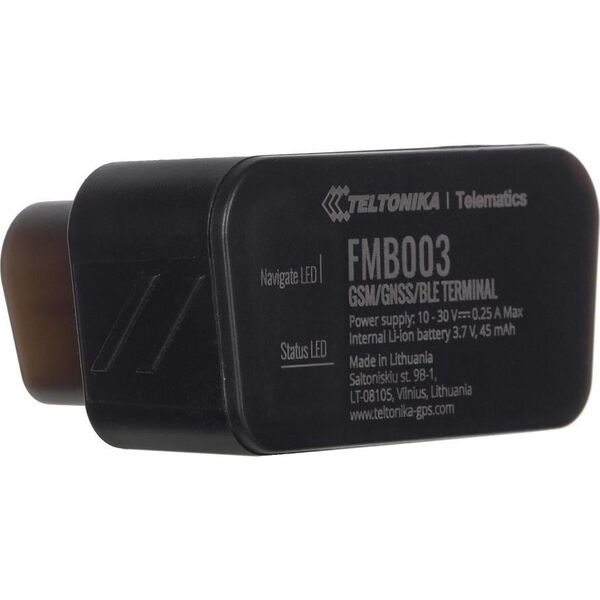 Moduł GPS Teltonika Teltonika FMB003 Lokalizator GPS ze złączem OBDII, GNSS, GSM, Bluetooth 4.0