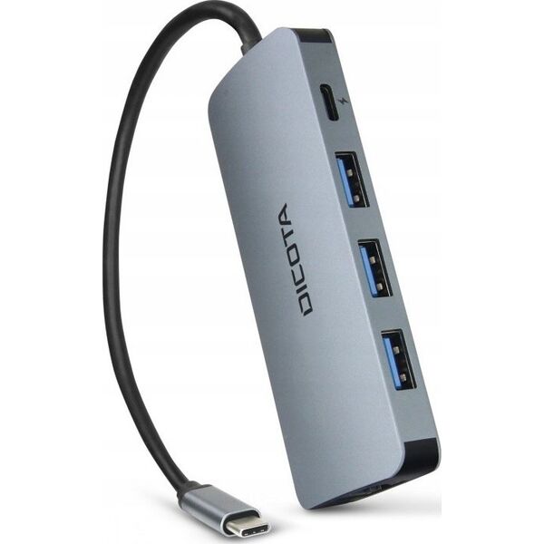 HUB USB Dicota Hub USB-C 8 w 1 Multi Hub 4K PD 100W
