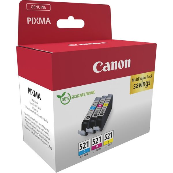 Tusz Canon Canon Ink Multipack CLI-521 (blister pack with security band)