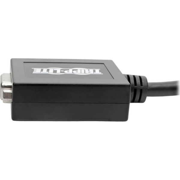 Adapter AV Eaton Tripp Lite HDMI to VGA with Audio Converter Cable Adapter for Ultrabook/Laptop/Desktop PC, (M/F), 6-in. (15.24 cm) - Videoadapter - TAA-konform - HDMI mannlich zu HD-15 (VGA) weiblich - 15.24 cm - Schwarz - 1920 x 1200 (WUXGA) Support