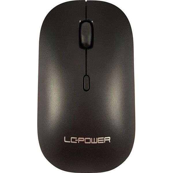 Ποντίκι LC-Power LC-Power LC-M720BW, οπτικό 2.4GHz USB ασύρματο ποντίκι, μαύρο