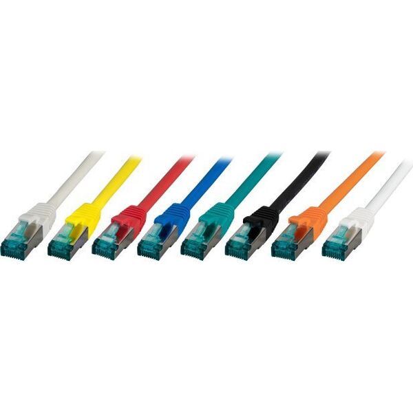 EFB EFB RJ45 Patchkabel S/FTP Cat6A LSZH Violett Laenge 2m 4x2xAWG27/7 nach TIA/EIA568B geschirmt Uebertragungsstandards 10Gbit