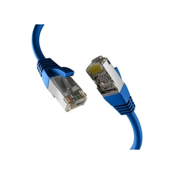 EFB EFB Netzwerkkabel CAT8.1 S/FTP PIMF 40GB Ethernet Kupfer 2m blau
