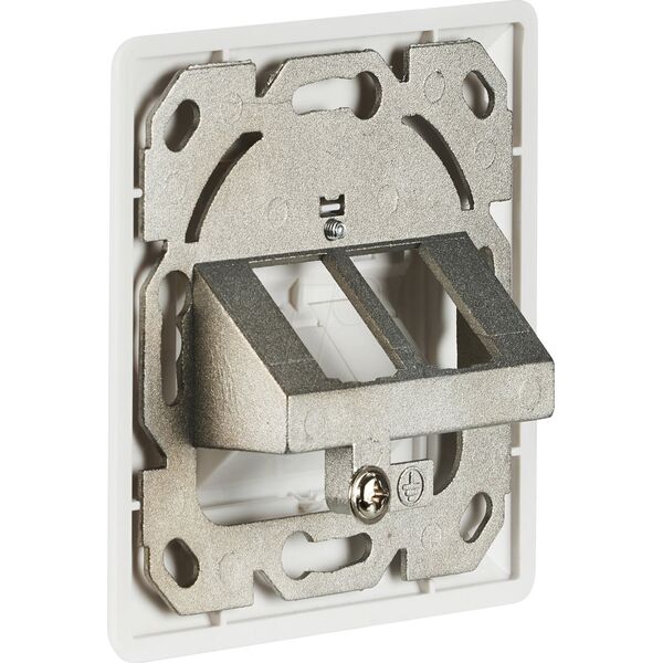 EFB EFB Netzwerkdose 2-fach fur Keystones Weiss RAL 9003 ohne Keystone