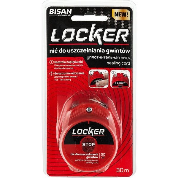 Bisan NIĆ DO USZCZELNIANIA GWINTÓW LOCKER 30MB [36]