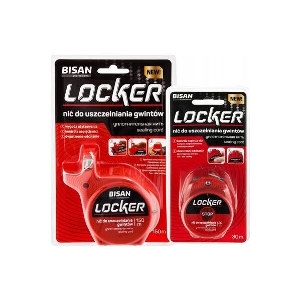 Bisan NIĆ DO USZCZELNIANIA GWINTÓW LOCKER 30MB [36]
