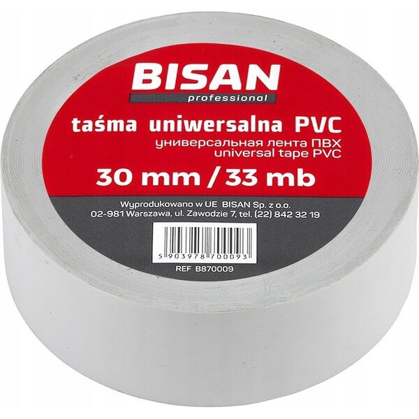 Bisan TAŚMA UNIWERSALNA PVC 30MM/33MB [60]