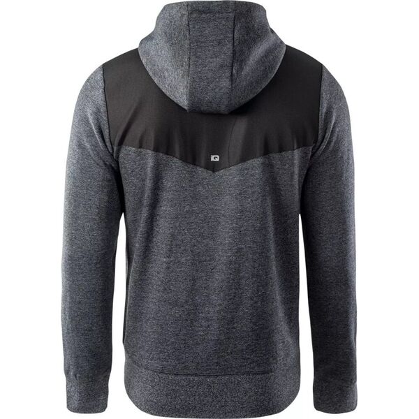 IQ Męska bluza IQ SARIN 11540-BLK ME/BLK/S O black melange/black/spicy orange rozmiar S