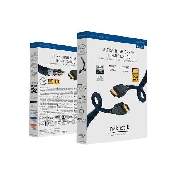 Καλώδιο Inakustik in-akustik Premium II HDMI2.1 48G 2,0m