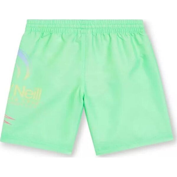 O Neill Dziecięce szorty O'neill CIRCLE SURFER 14" SWIM SHORTS neon green circle surfer gradient panel rozmiar 152
