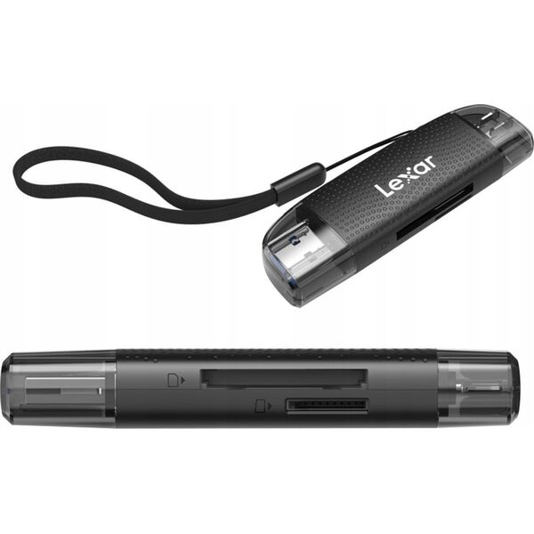 Czytnik Lexar Lexar Cardreader Dual Slot USB-A/C (LRW310X) Supports microSD and SD cards (USB 3.1)