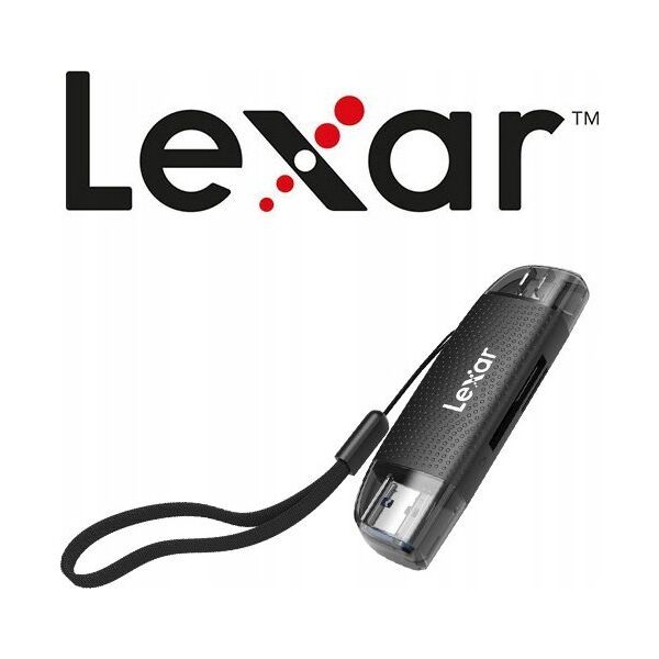 Czytnik Lexar Lexar Cardreader Dual Slot USB-A/C (LRW310X) Supports microSD and SD cards (USB 3.1)