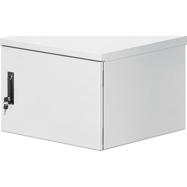 Szafa Intellinet Network Solutions INTELLINET IP55 48,26cm 19Zoll Wandverteiler 9 HE 600mm tief K�hleinheit im Dach staub- und wasserdichtes Geh�use grau RAL7035
