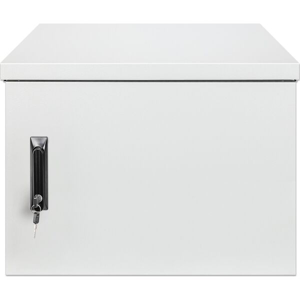 Szafa Intellinet Network Solutions INTELLINET IP55 48,26cm 19Zoll Wandverteiler 9 HE 600mm tief K�hleinheit im Dach staub- und wasserdichtes Geh�use grau RAL7035