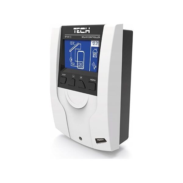 Tech Tech sterownik ST-401N PWM do instalacji solarnych, biały ST401NPWMWH