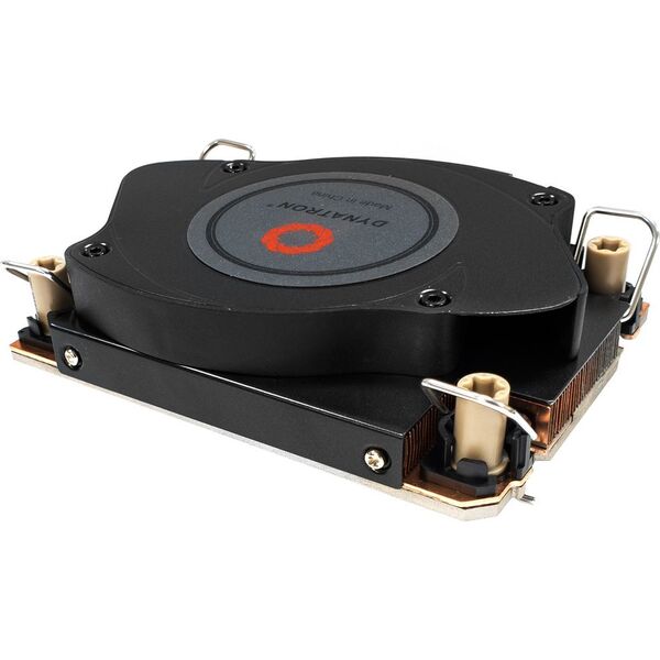 Chłodzenie CPU Dynatron DYNATRON N3 Intel CPU Kuehler 1U 4189-4-5 P4-P5 or P+ Kupfer1100 Kuehlkoerper mit Vapour Chamber Base Aktiv mit PWM und bis 205W TDP