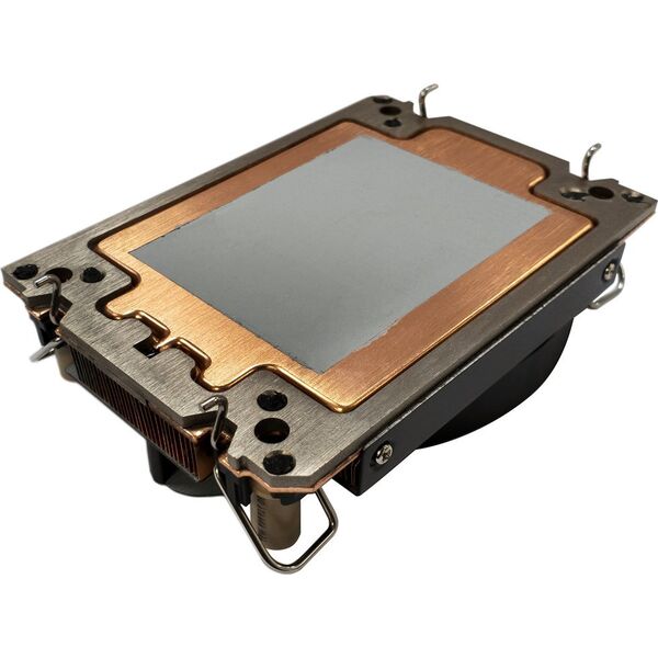 Chłodzenie CPU Dynatron DYNATRON N3 Intel CPU Kuehler 1U 4189-4-5 P4-P5 or P+ Kupfer1100 Kuehlkoerper mit Vapour Chamber Base Aktiv mit PWM und bis 205W TDP
