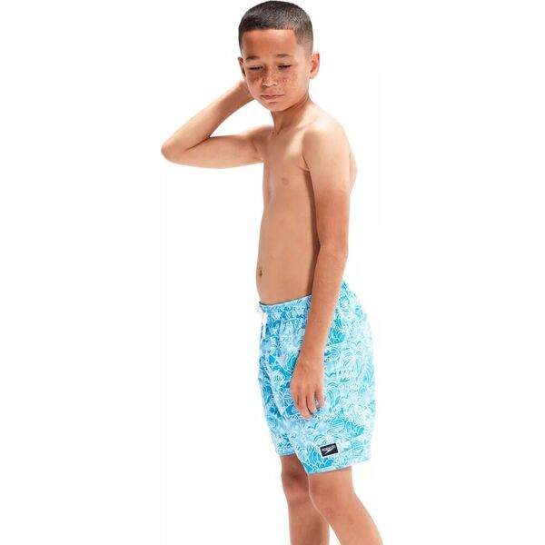 Speedo Dziecięce szorty Speedo PRT 15" WSHT JM alpine blue/pool/white rozmiar XS
