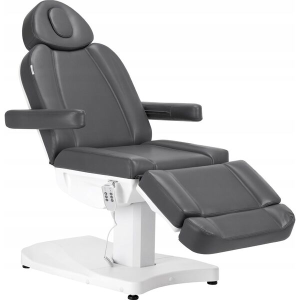Activeshop Fotel kosmetyczny elektr. Azzurro 803D 3 siln. szary