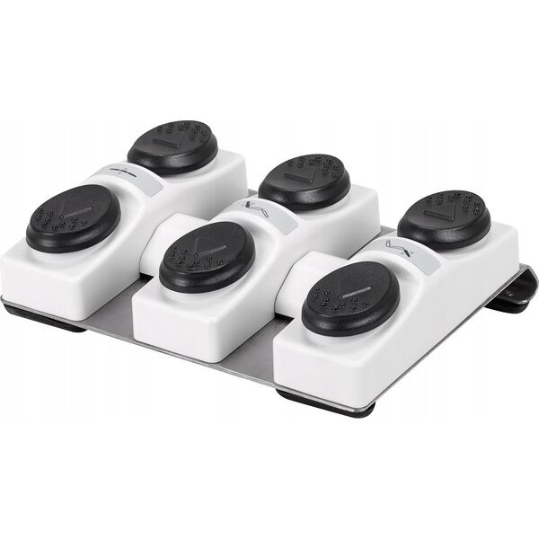 Activeshop Fotel kosmetyczny elektr. Azzurro 803D 3 siln. szary