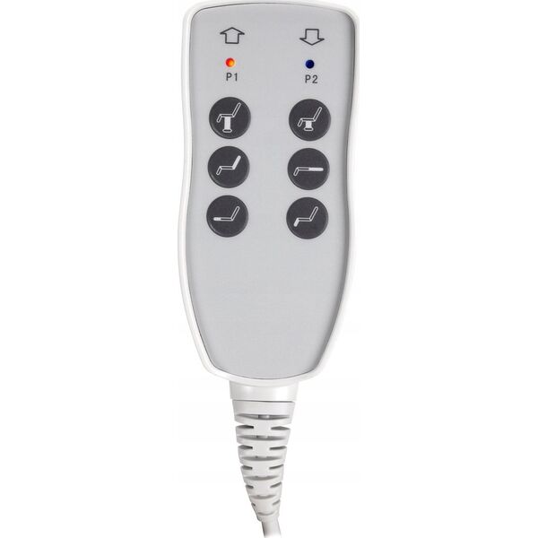 Activeshop Fotel kosmetyczny elektr. Azzurro 803D 3 siln. szary