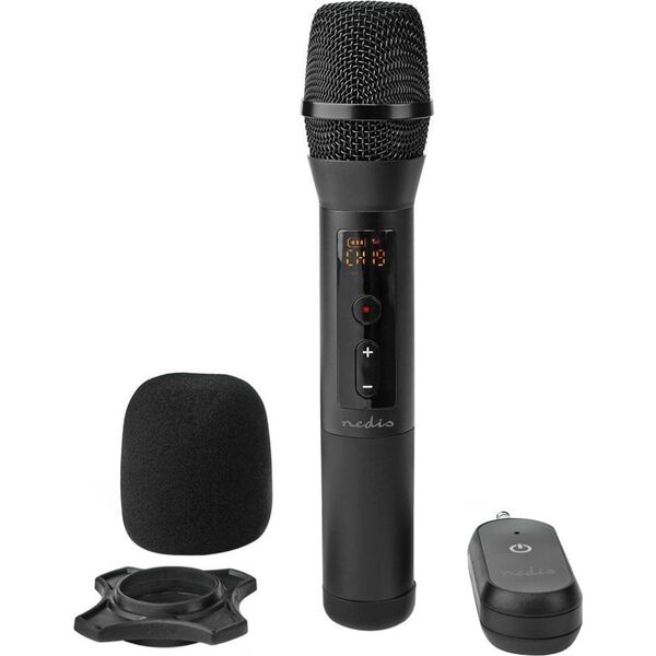 Mikrofon Nedis Nedis Microphones Czarny Mikrofon karaoke