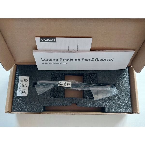 Rysik Lenovo Lenovo - Digitaler Stift - 2 Tasten - kabellos - Schwarz - braune Box - fur ThinkCentre M75t Gen 2 11W5, ThinkPad X1 Extreme Gen 5 21DE, Z13 Gen 1 21D2, 21D3