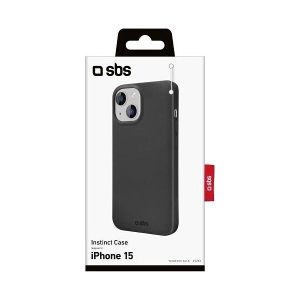 SBS Mobile SBS Instinct Cover iPhone 15 schwarz
