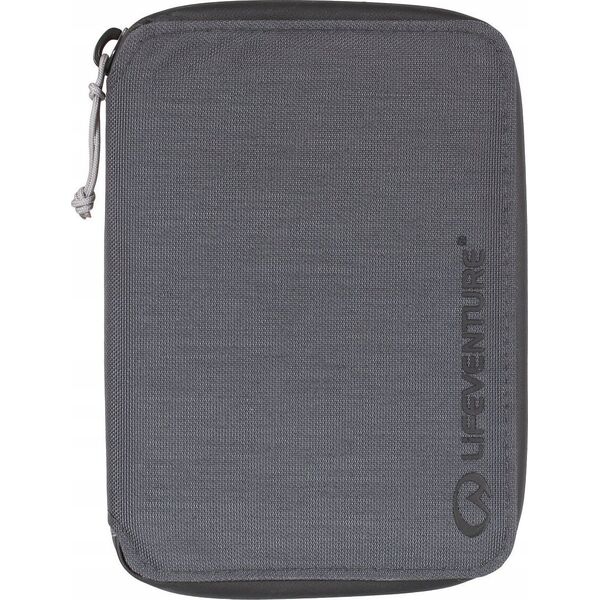 Lifeventure RFID Mini Travel Wallet, Recycled, Grey