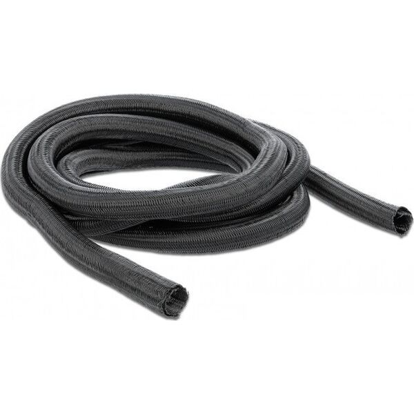 Delock DELOCK Geflechtschlauch selbstschließend 10m x 25mm schwarz