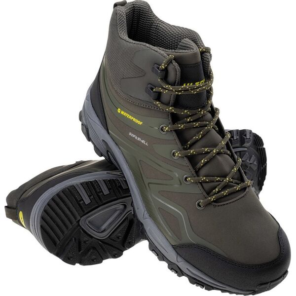 Buty trekkingowe męskie Hi-Tec Męskie buty Hi-tec Hendon Mid Wp zielono-czarne rozmiar 42