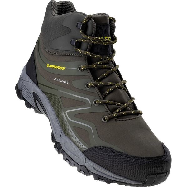 Buty trekkingowe męskie Hi-Tec Męskie buty Hi-tec Hendon Mid Wp zielono-czarne rozmiar 43