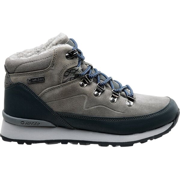Hi-Tec Damskie buty zimowe Hi-tec Midora Mid Wp Wo's middle grey/dark grey/lake blue rozmiar 37